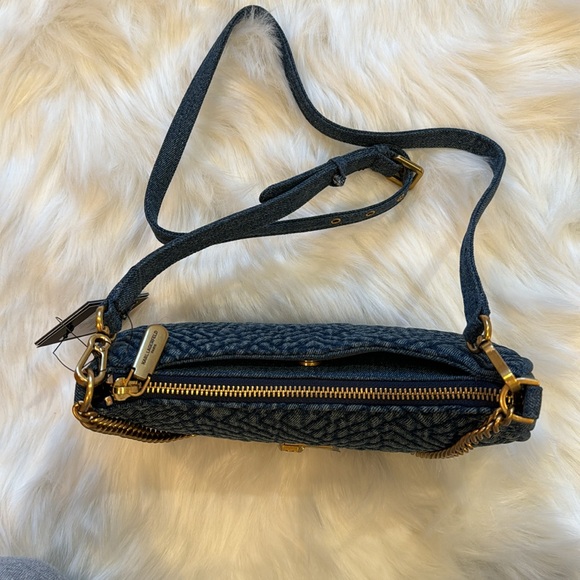 NWT Karl Lagerfeld Denim Shoulder Crossbody Bag - Picture 8 of 12